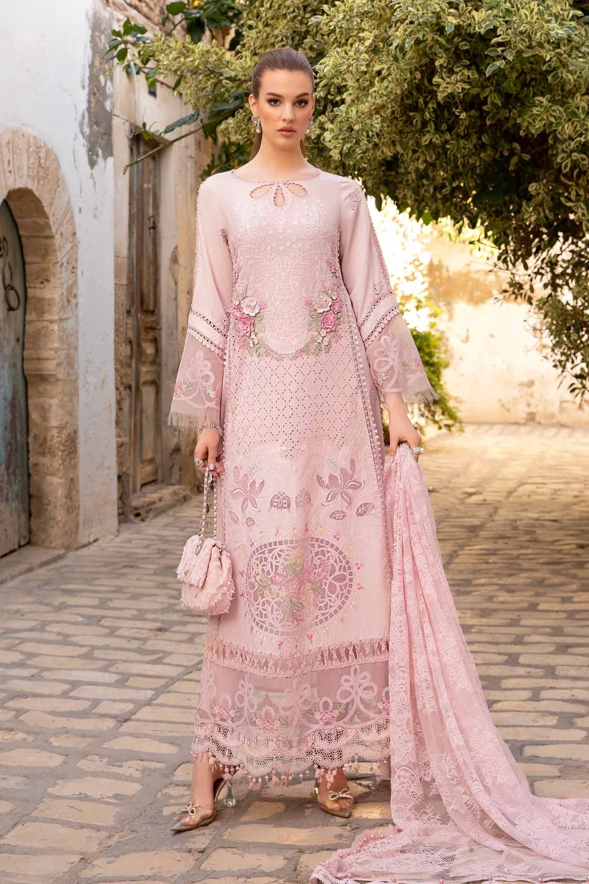 MARIA B Luxury Lawn Suits | 2024 | 11A