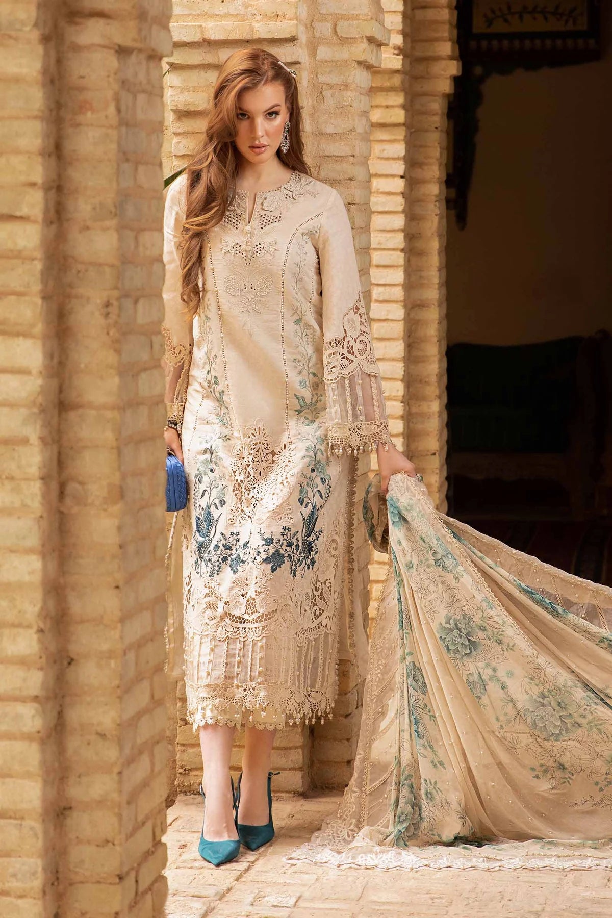 MARIA B Luxury Lawn Suits | 2024 | 14B