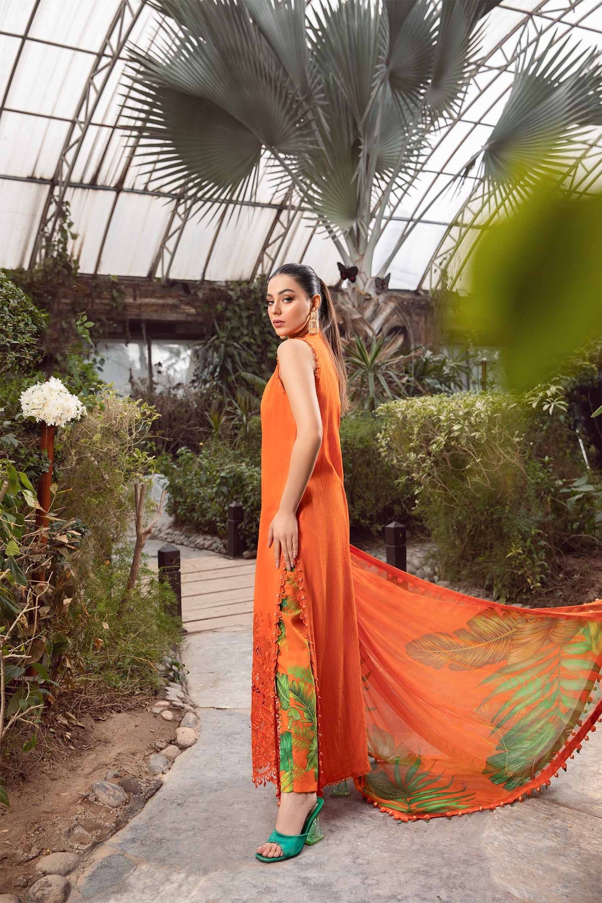 MARIA B M.Prints | Spring Summer Lawn Suits : 2024 | 1A