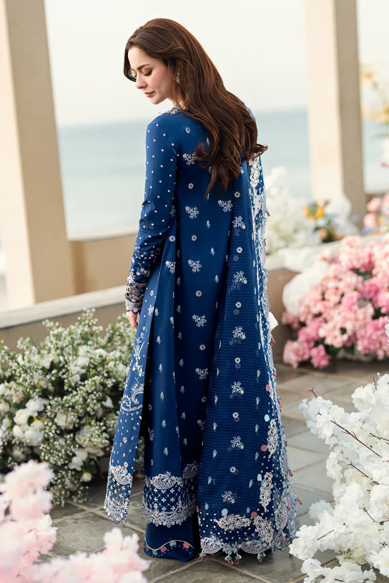 Qalamkar Sahil luxury unstitched lawn suits 2025 - FK-05
