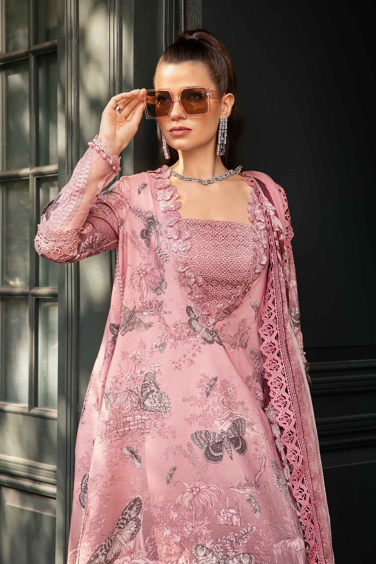 Maria B M-Prints Fall Edit Lawn Suits | 2024 | MPT-2308-A