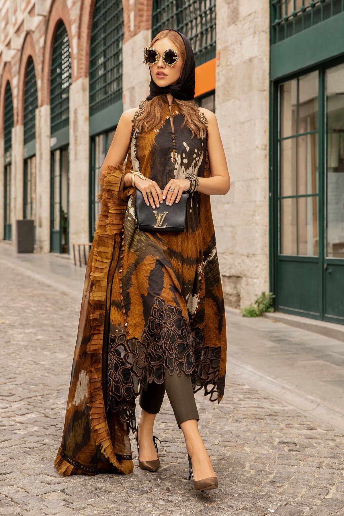 Maria B M-Prints Fall Edit Lawn Suits | 2024 | MPT-2310-B