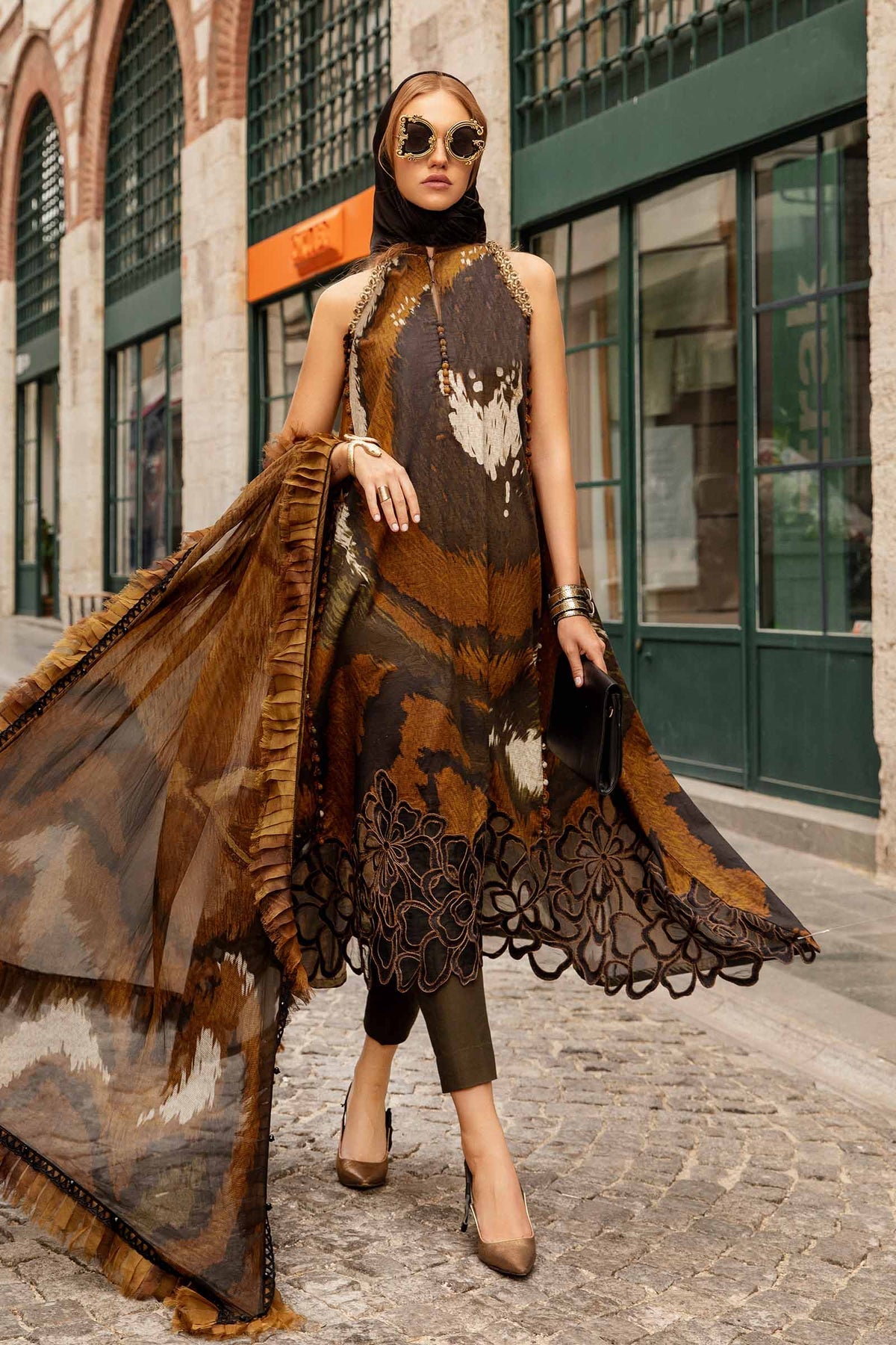 Maria B M-Prints Fall Edit Lawn Suits | 2024 | MPT-2310-B