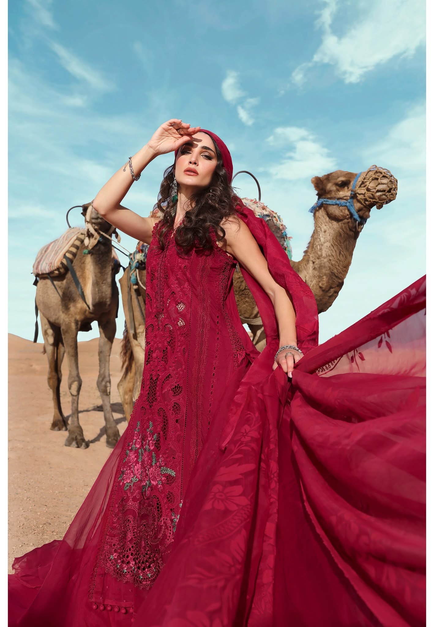 Maria B luxury lawn suits 2025 - 4A