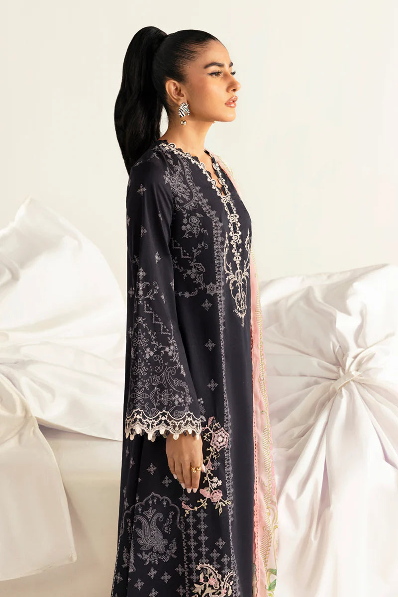 Qalamkar Qprints unstitched lawn suits - 2025 - Nora