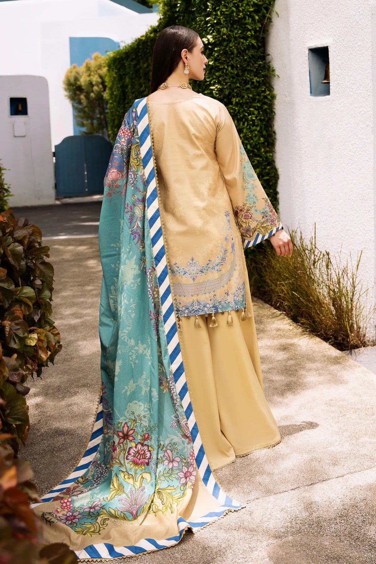 Jade urbane unstitched printed lawn suits - 20648A