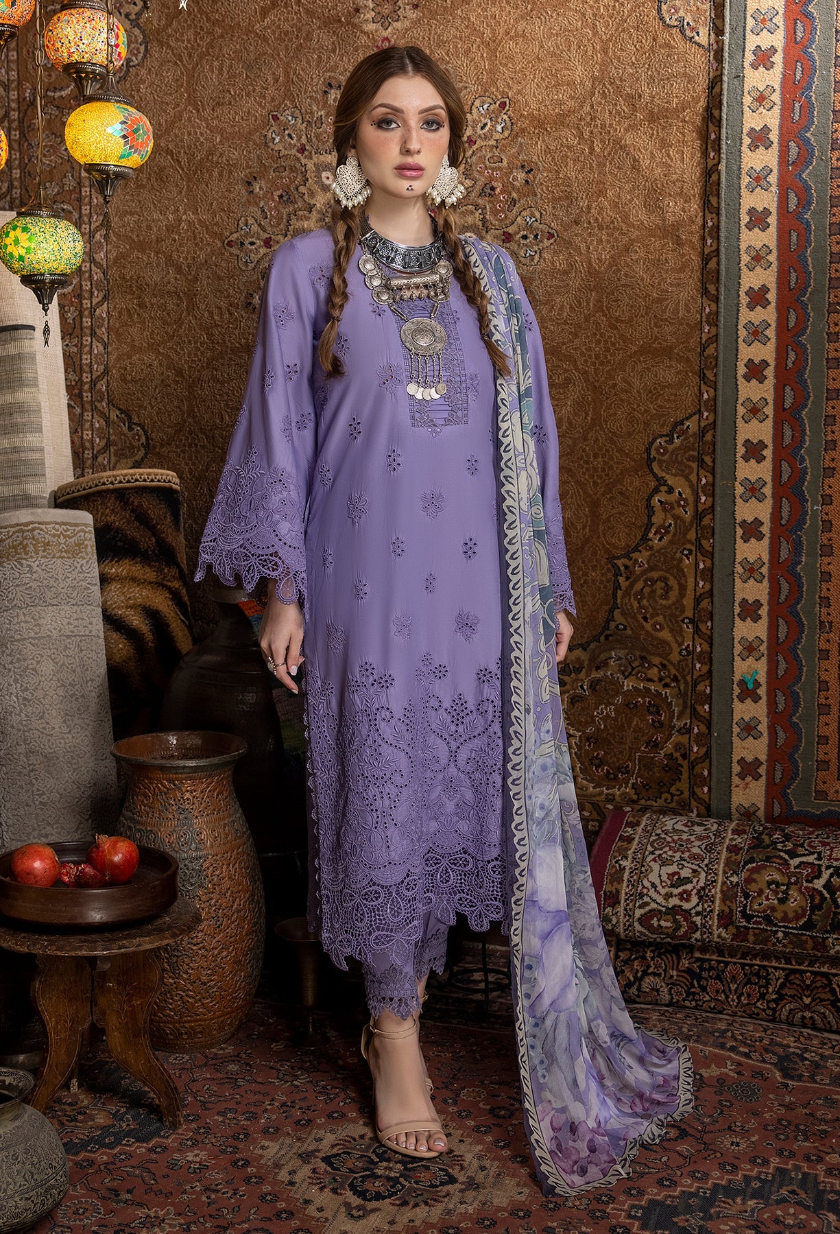 Adan’s Libas Lawn Suits by Ayesha Zia | 2024 | Lawn 5519