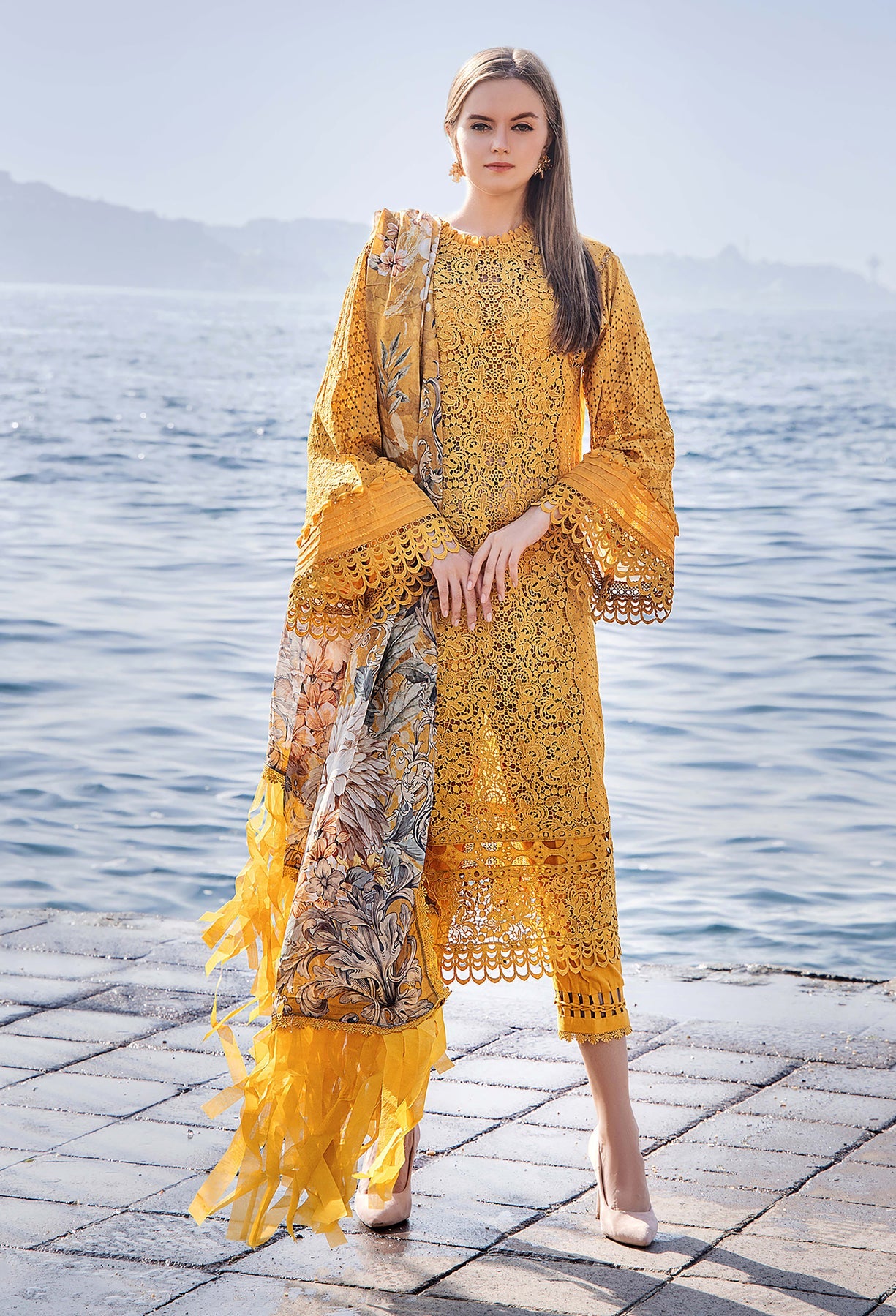 Adan's Libas Lawn Suits by Irha Zia | 2024 | 5545