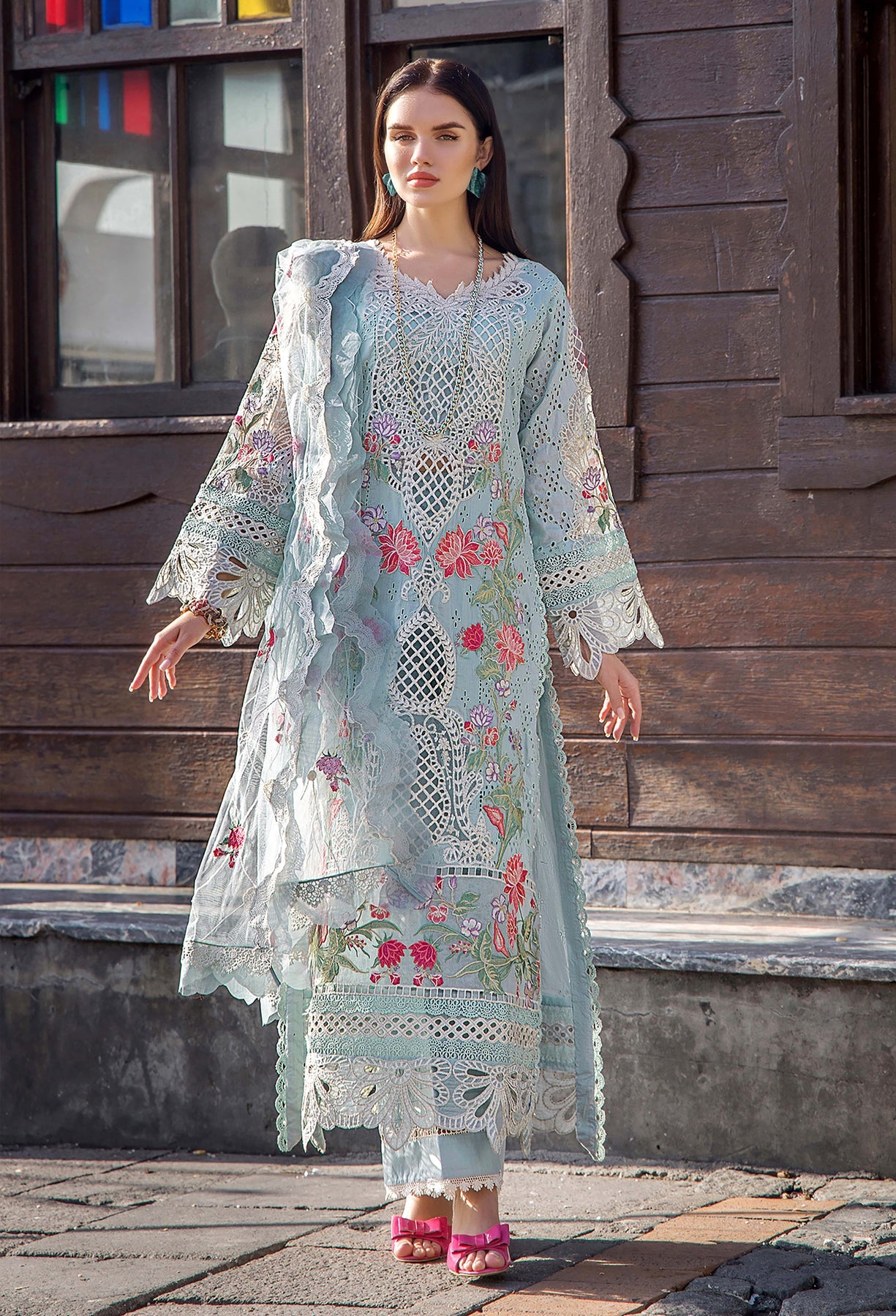 Adan's Libas Lawn Suits by Irha Zia | 2024 | 5547