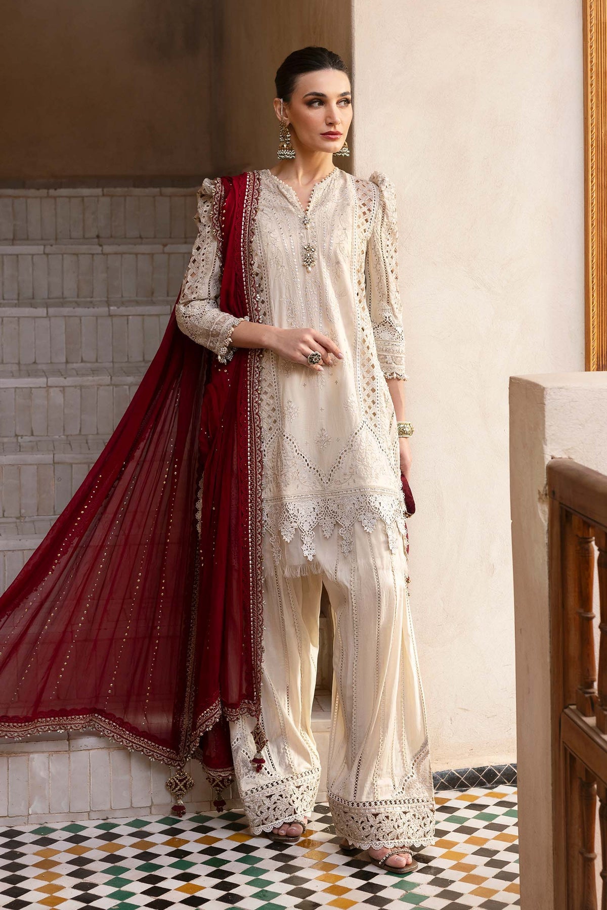 Maria B luxury lawn suits 2025 - 11B