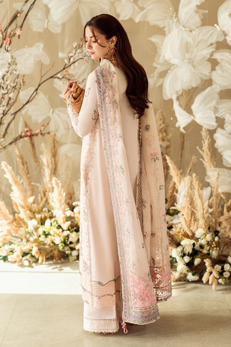Qalamkar Sahil luxury unstitched lawn suits 2025 - FK-12-Lily