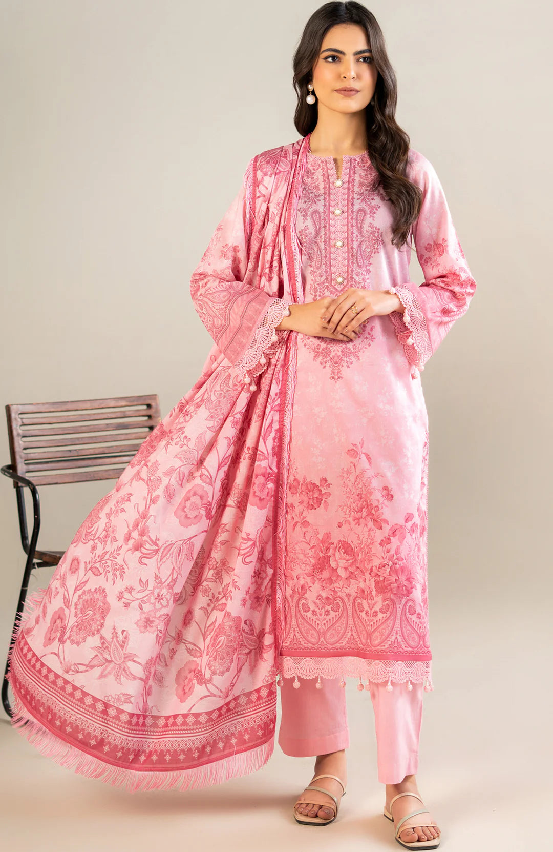Mausummery summer printed lawn collection Vol 2 - 2025 - D-08