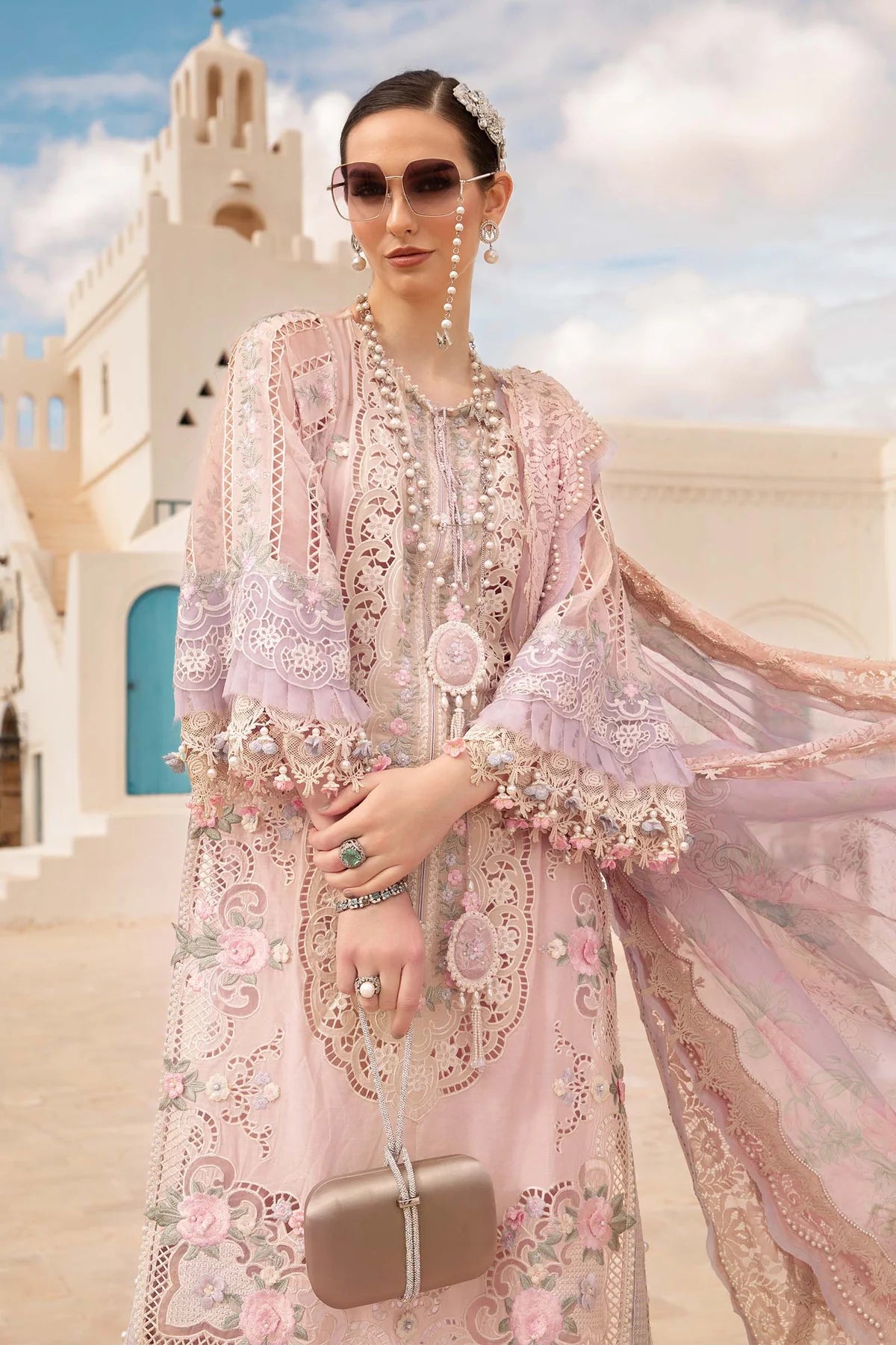 MARIA B Luxury Lawn Suits | 2024 | 6A