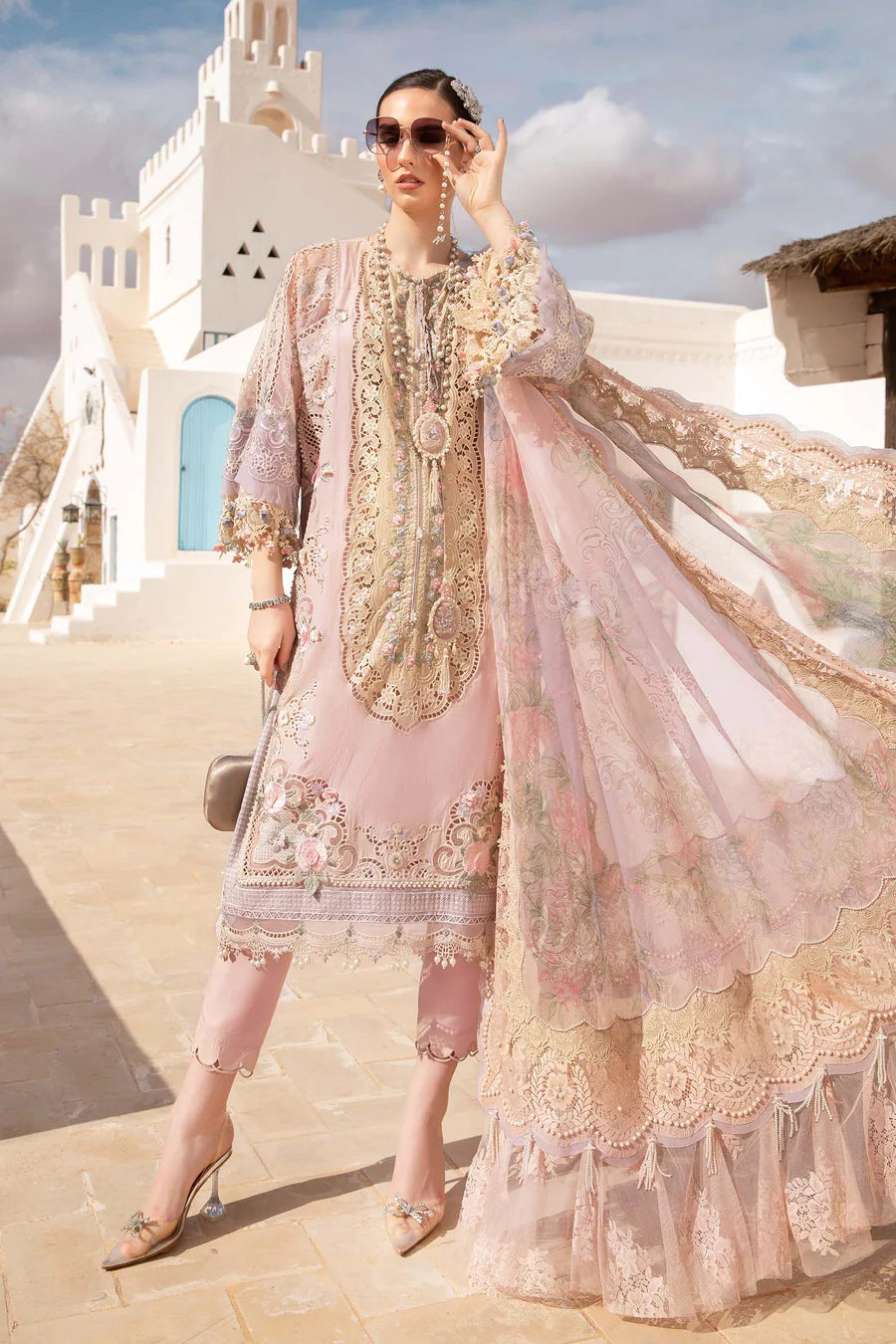 MARIA B Luxury Lawn Suits | 2024 | 6A