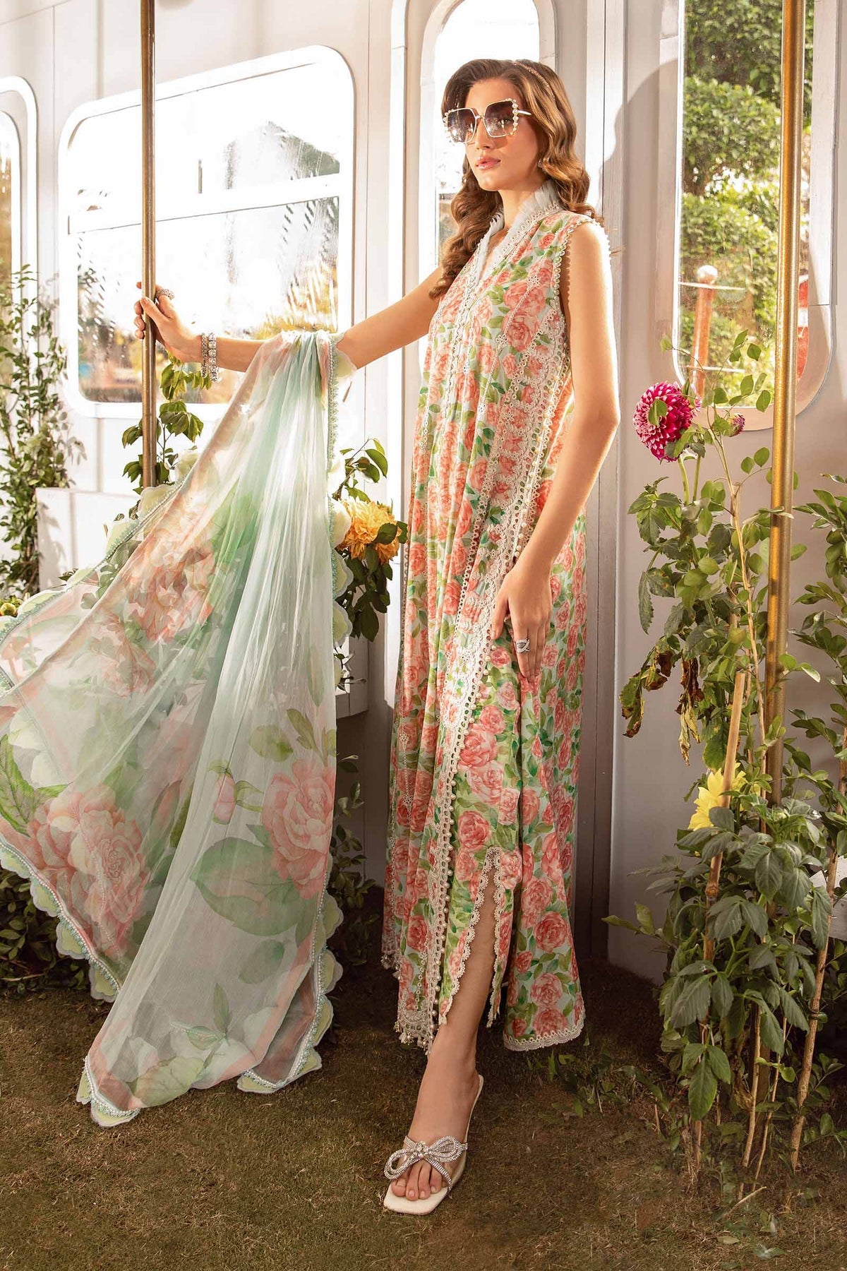 MARIA B M.Prints | Spring Summer Lawn Suits : 2024 | 6A