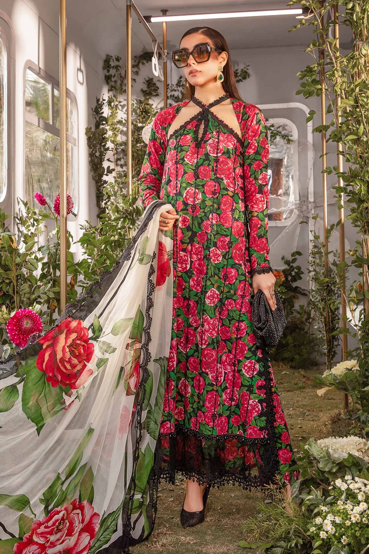 MARIA B Spring Summer Lawn Suits 2024 6B - Main Image