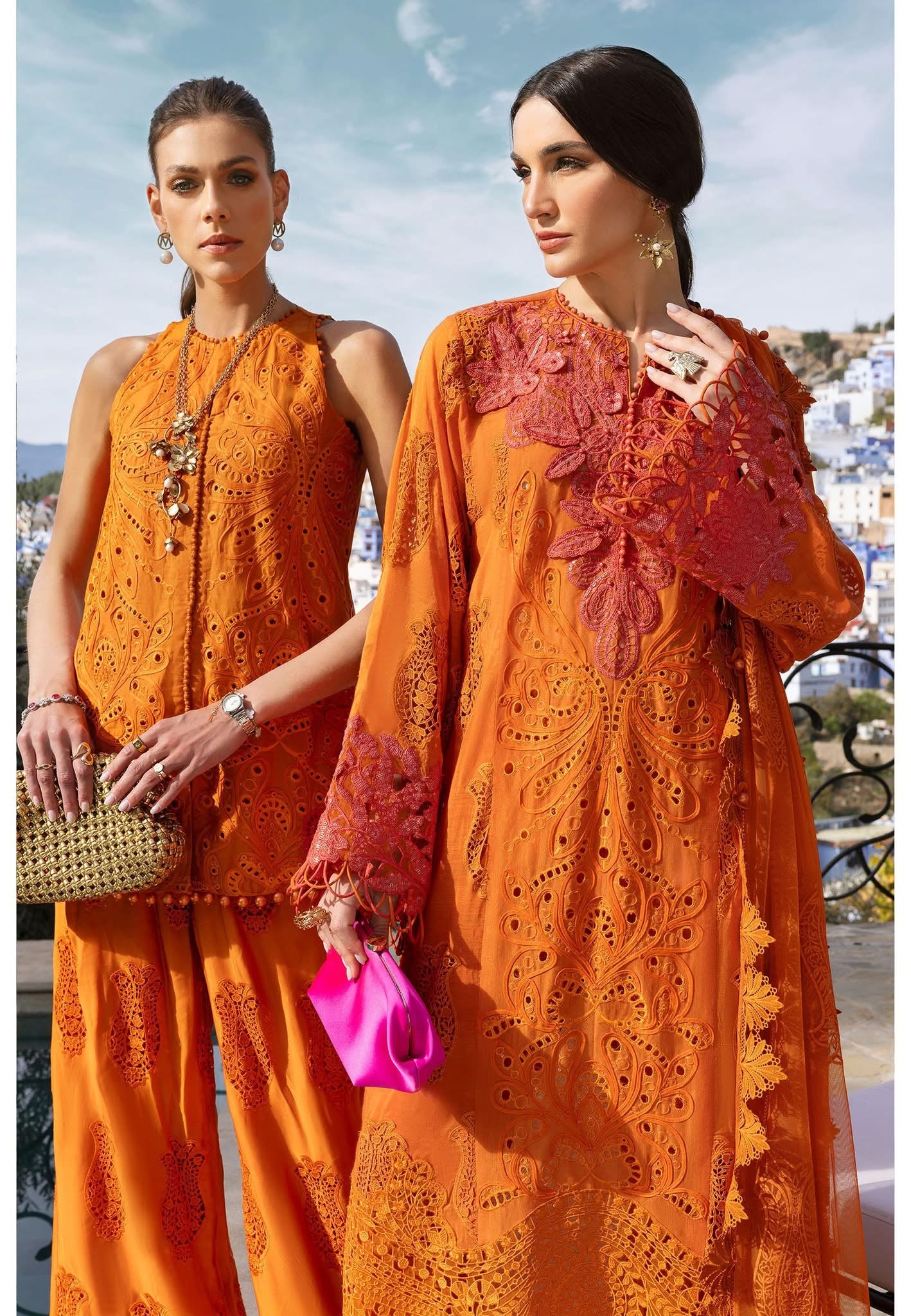 Maria B luxury lawn suits 2025 - 5B