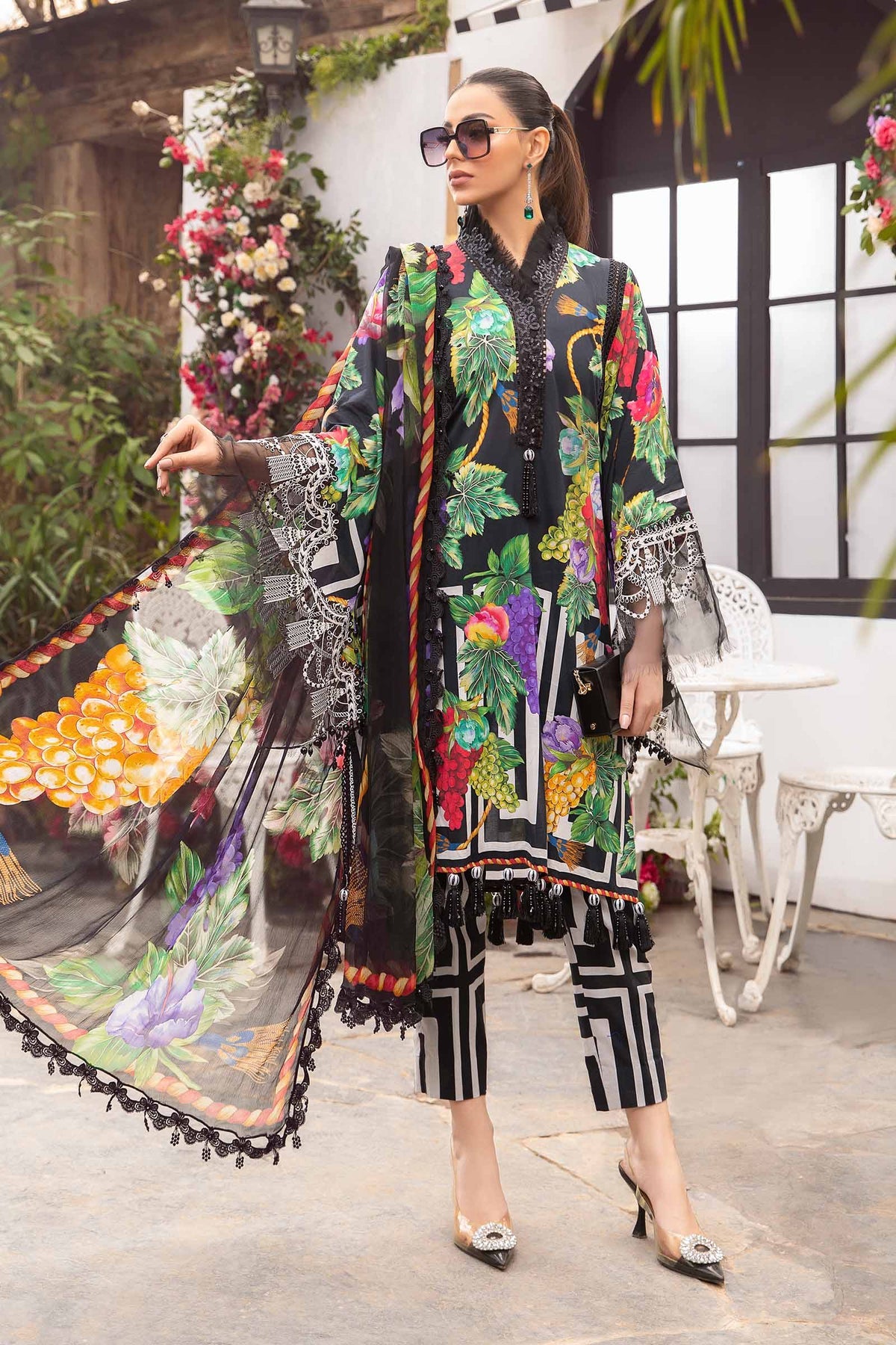 MARIA B Spring Summer Lawn Suits 2024 8B