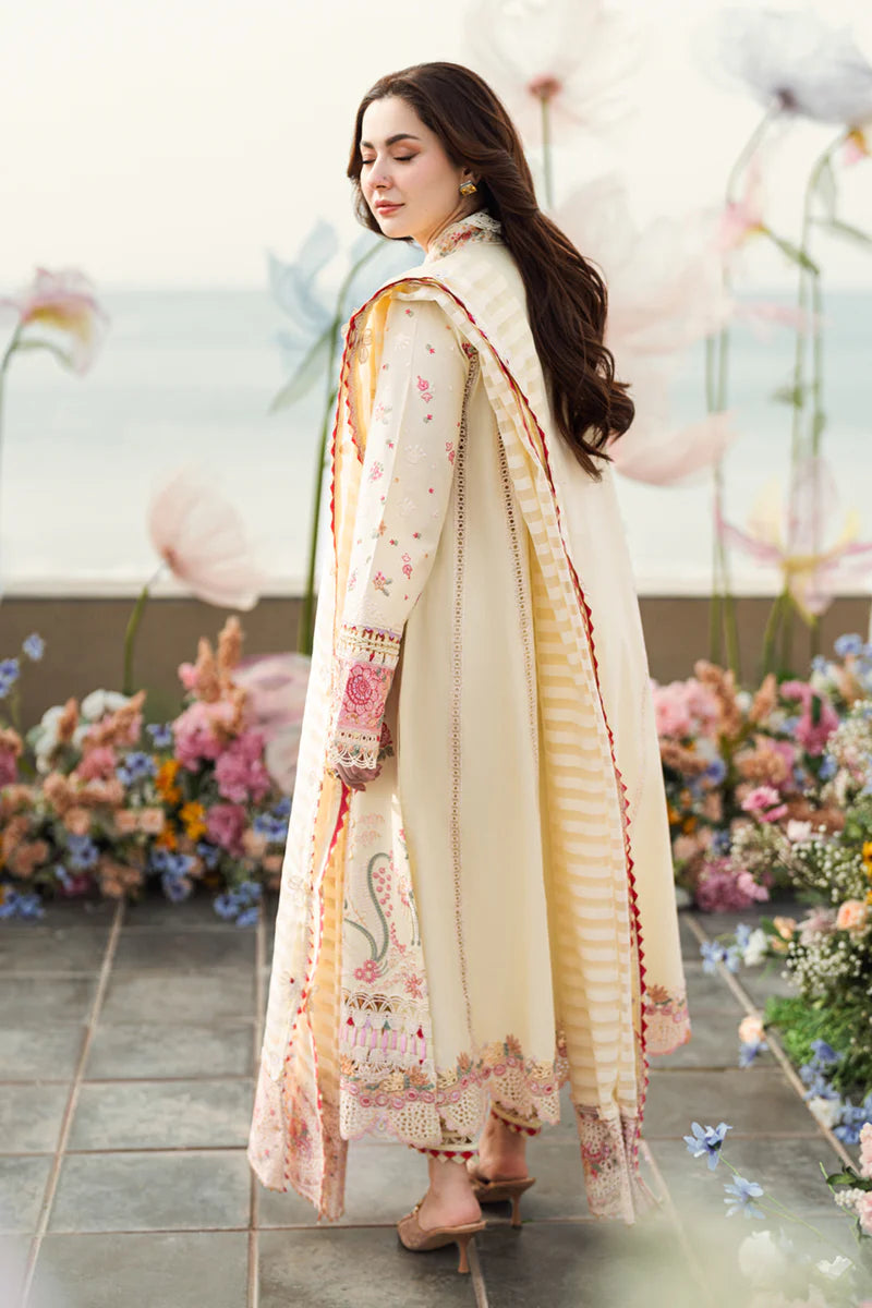 Qalamkar Sahil luxury unstitched lawn suits 2025 - FK-14-Scarlett