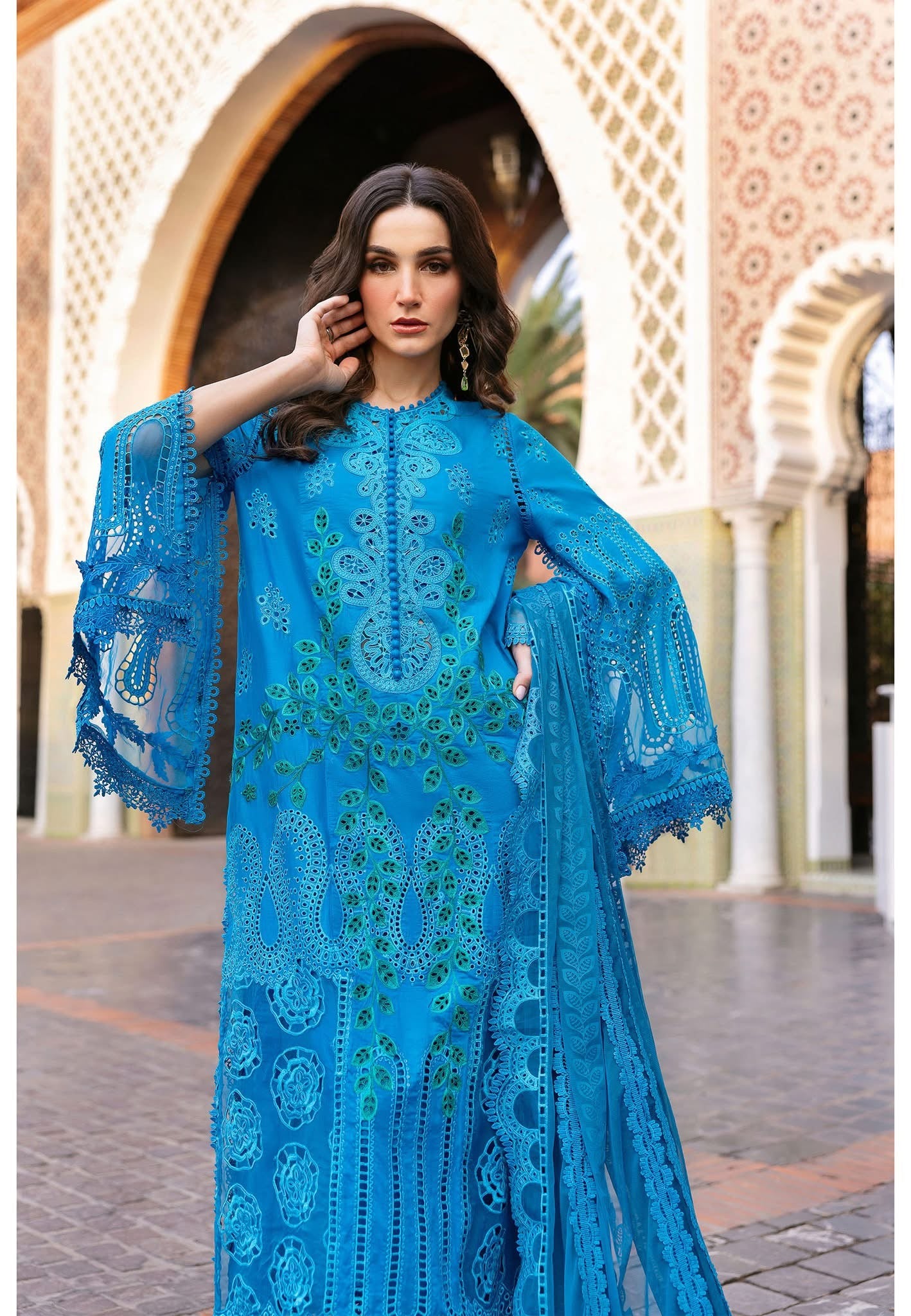 Maria B luxury lawn suits 2025 - 3B