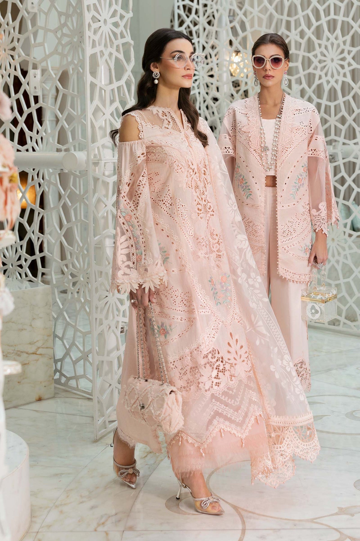 Maria B luxury lawn suits 2025 - 13A