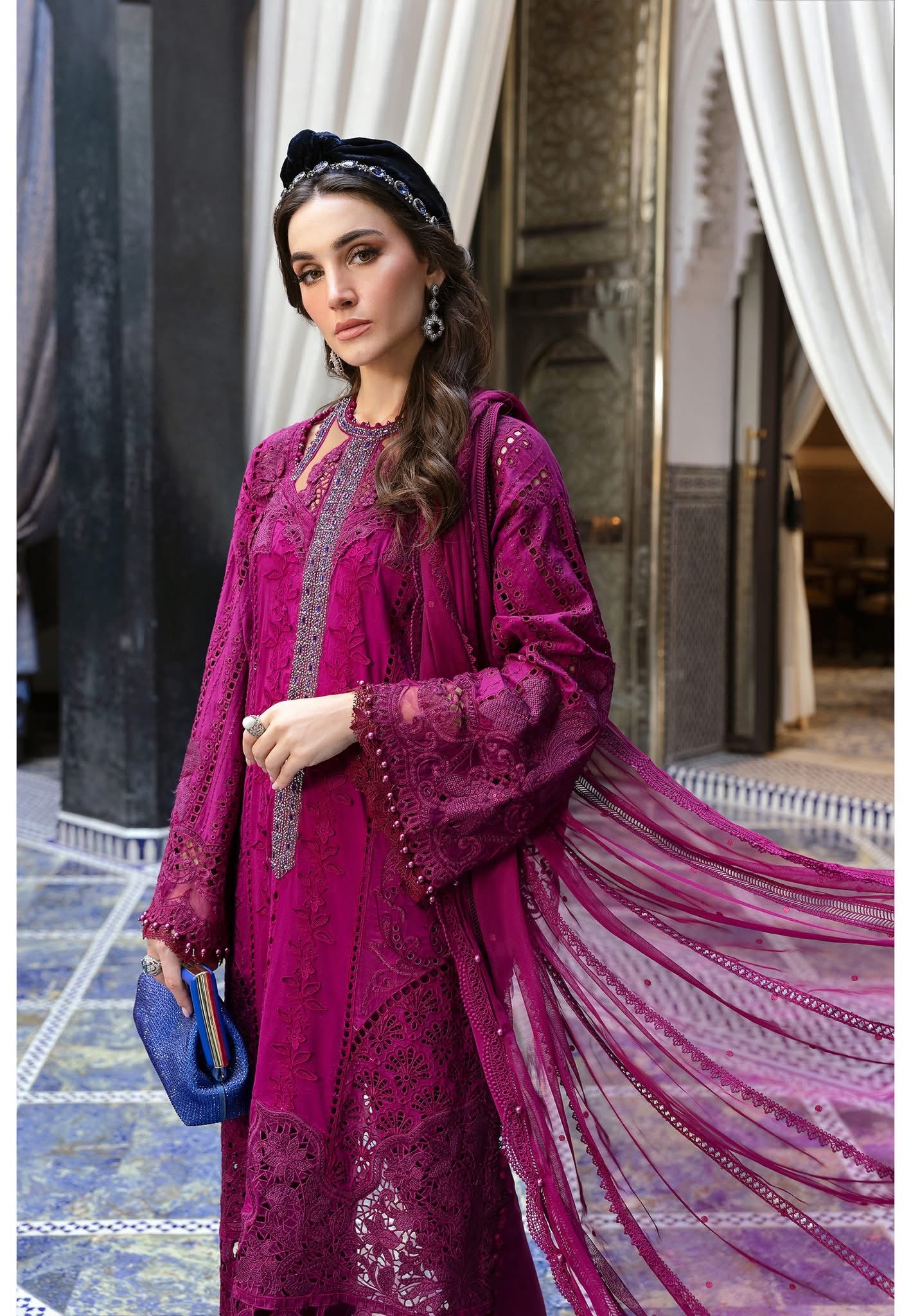 Maria B luxury lawn suits 2025 - 2B