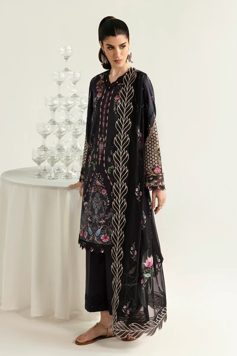 Qalamkar Qprints unstitched lawn suits - 2025 - Rida