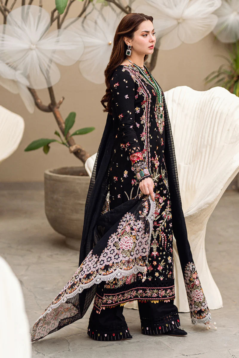 Qalamkar Sahil luxury unstitched lawn suits 2025 - FK-15-Hannah