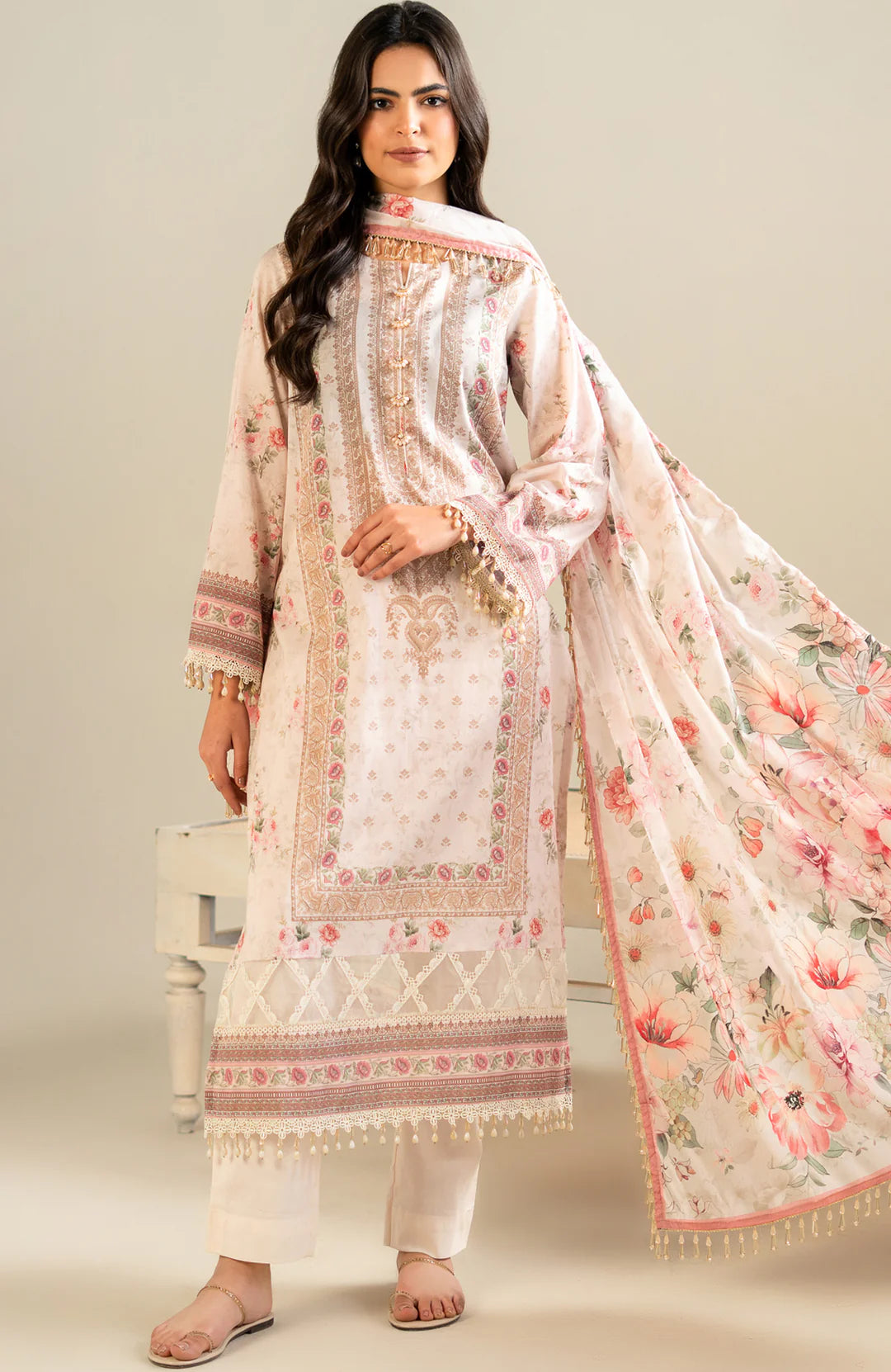 Mausummery summer printed lawn collection Vol 2 - 2025 - D-03