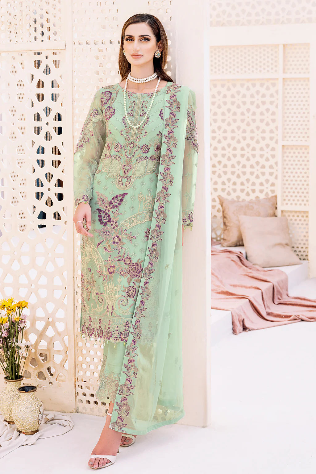 Ramsha Chiffon Suits Vol 23 - F-2309
