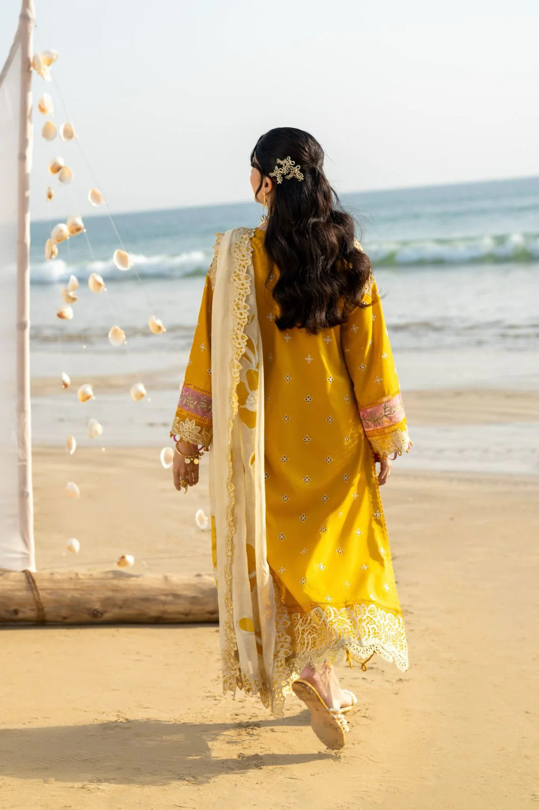 Saagar by aabyaan luxury festive unstitched lawn suits 2025 |Ziyana - AS-05