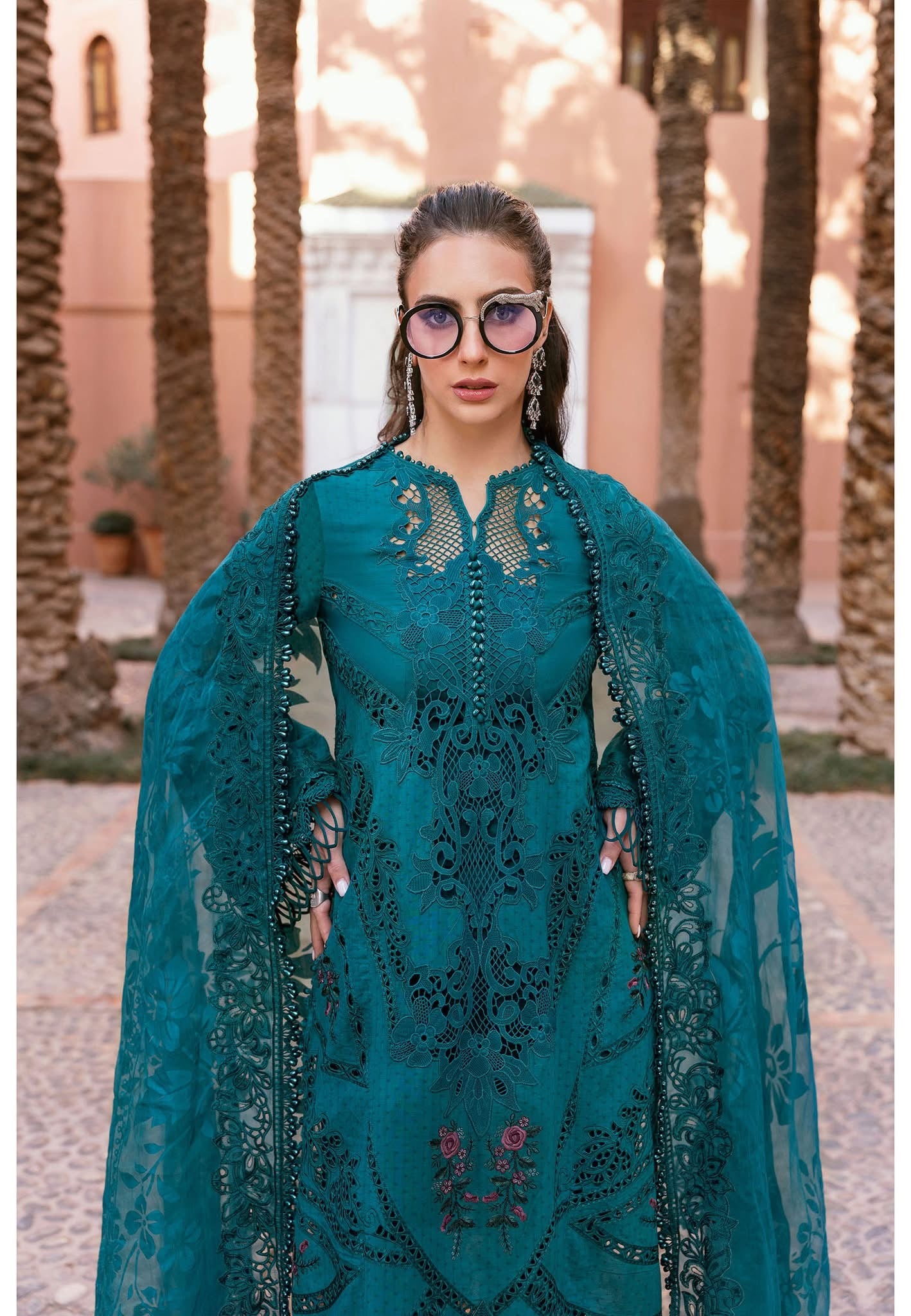 Maria B luxury lawn suits 2025 - 13B