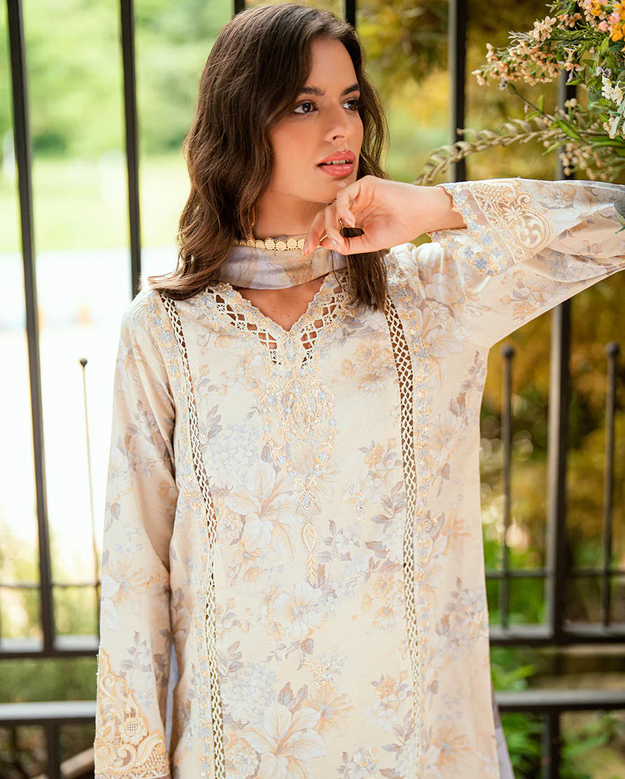 Roheenaz Summer Reverie Unstitched Lawn Collection - Celestra