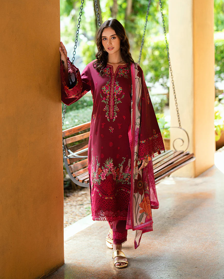 Roheenaz Summer Reverie Unstitched Lawn Collection - Calira