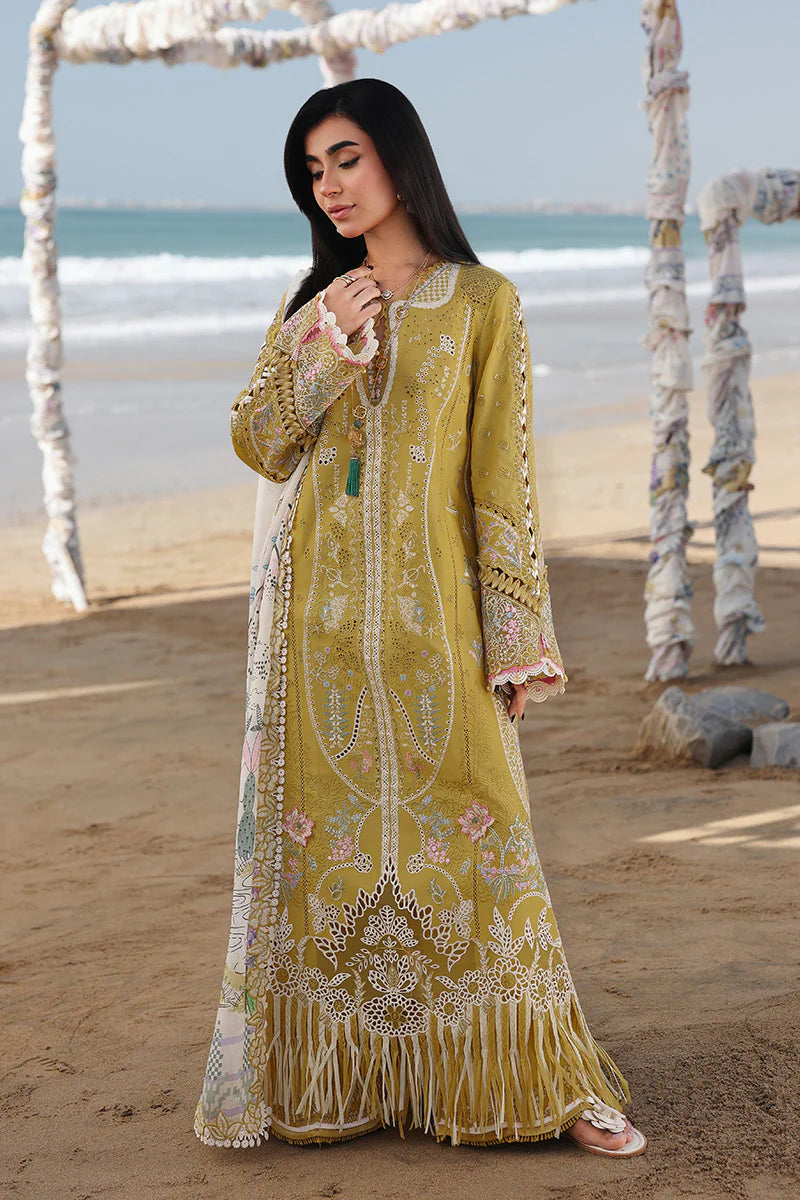luxury lawn dresses Qalamkar Sahil Luxury Lawn Collection 2026 - Hira