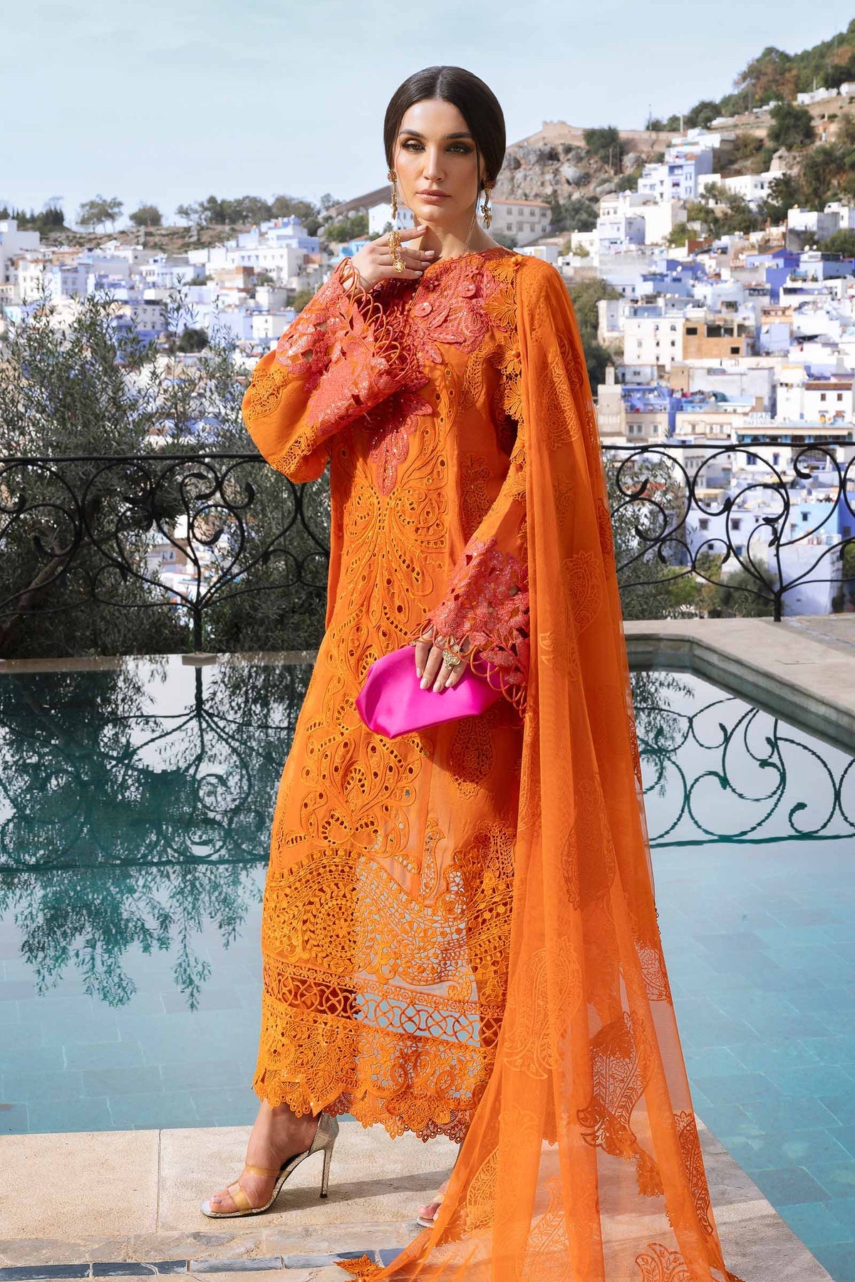 Maria B luxury lawn suits 2025 - 5B