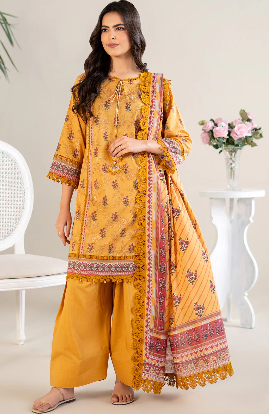 Mausummery summer printed lawn collection Vol 2 - 2025 - D-01