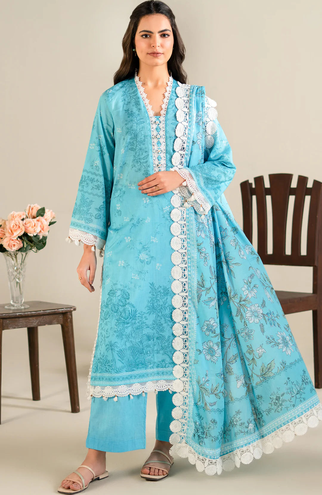 Mausummery summer printed lawn collection Vol 2 - 2025 - D-02