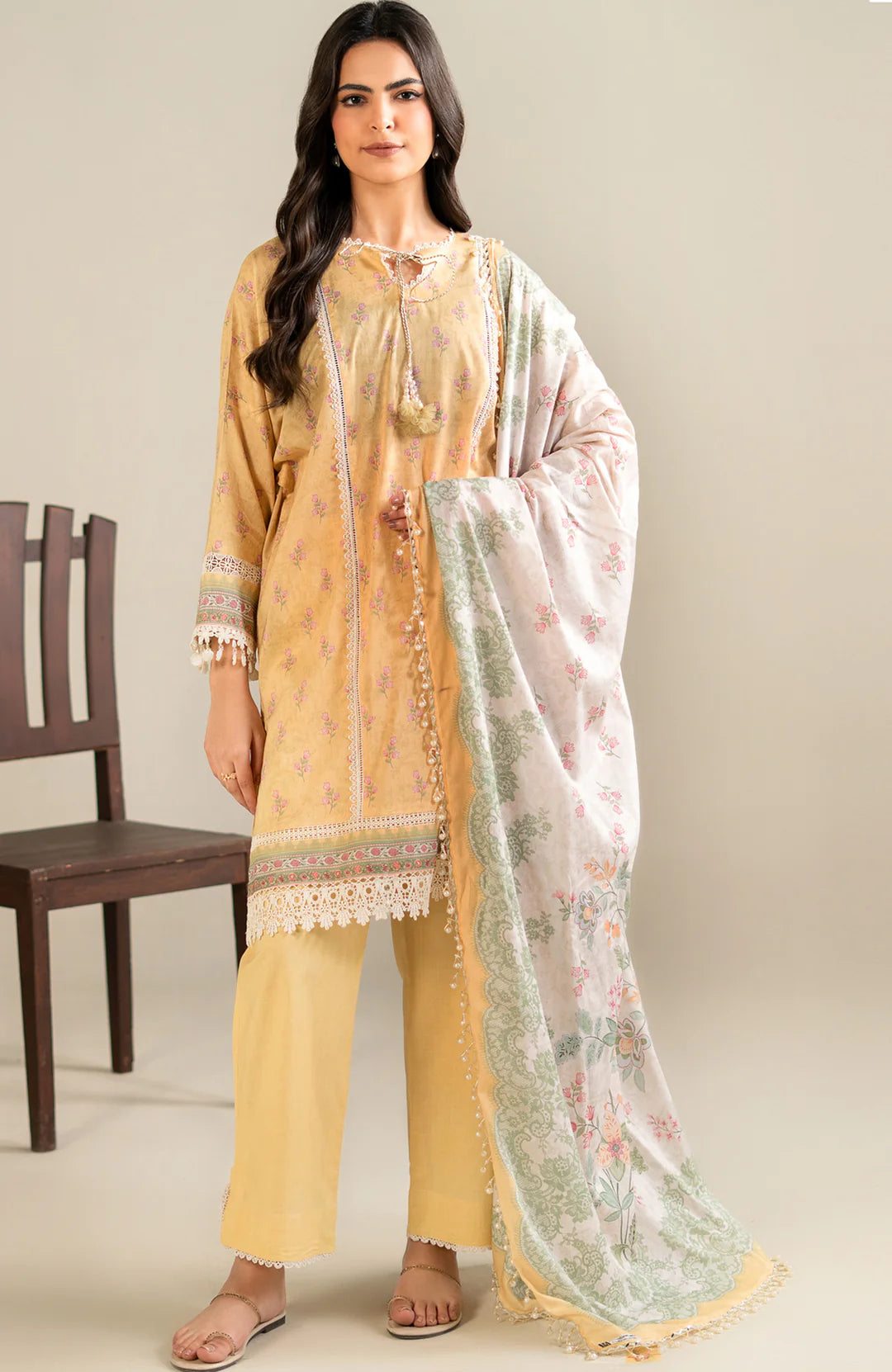 Mausummery summer printed lawn collection Vol 2 - 2025 - D-07