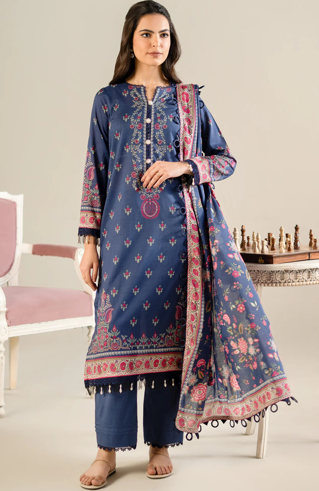 Mausummery summer printed lawn collection Vol 2 - 2025 - D-09