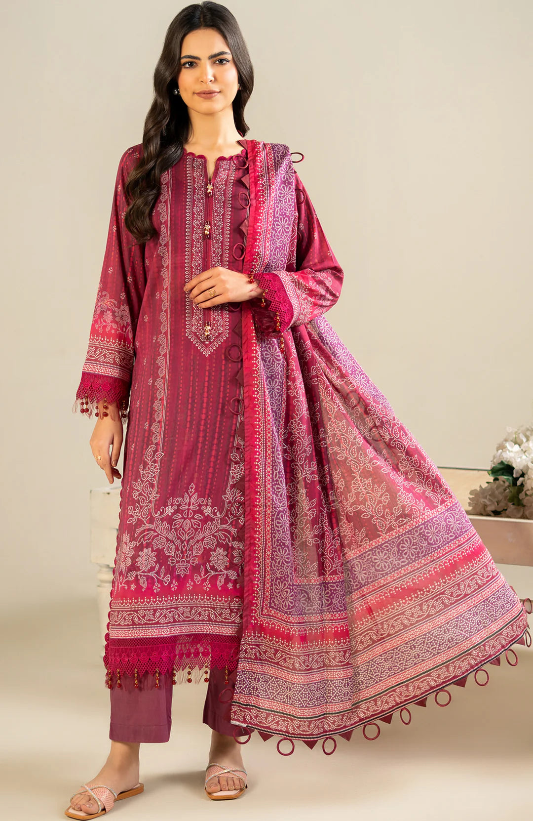 Mausummery summer printed lawn collection Vol 2 - 2025 - D-10