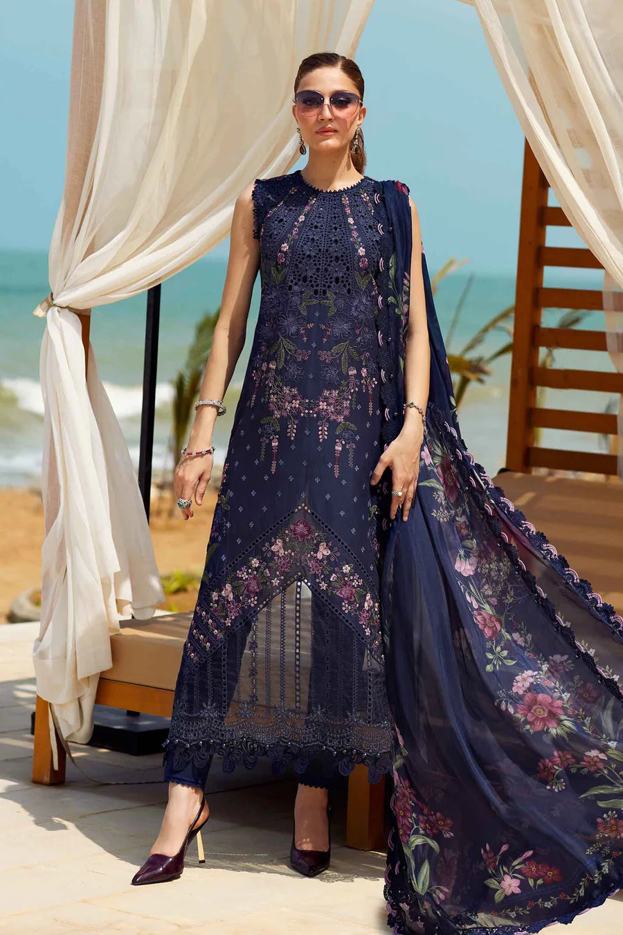 Maria B Eid Luxury Unstitched Lawn Suits 2025 - EID LAWN-25-10