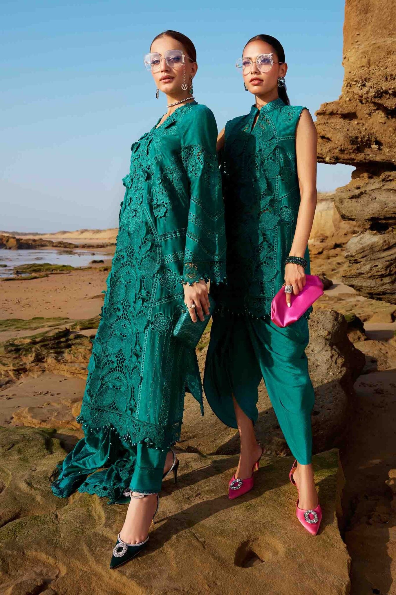 Maria B Eid Luxury Unstitched Lawn Suits 2025 - EID LAWN-25-05