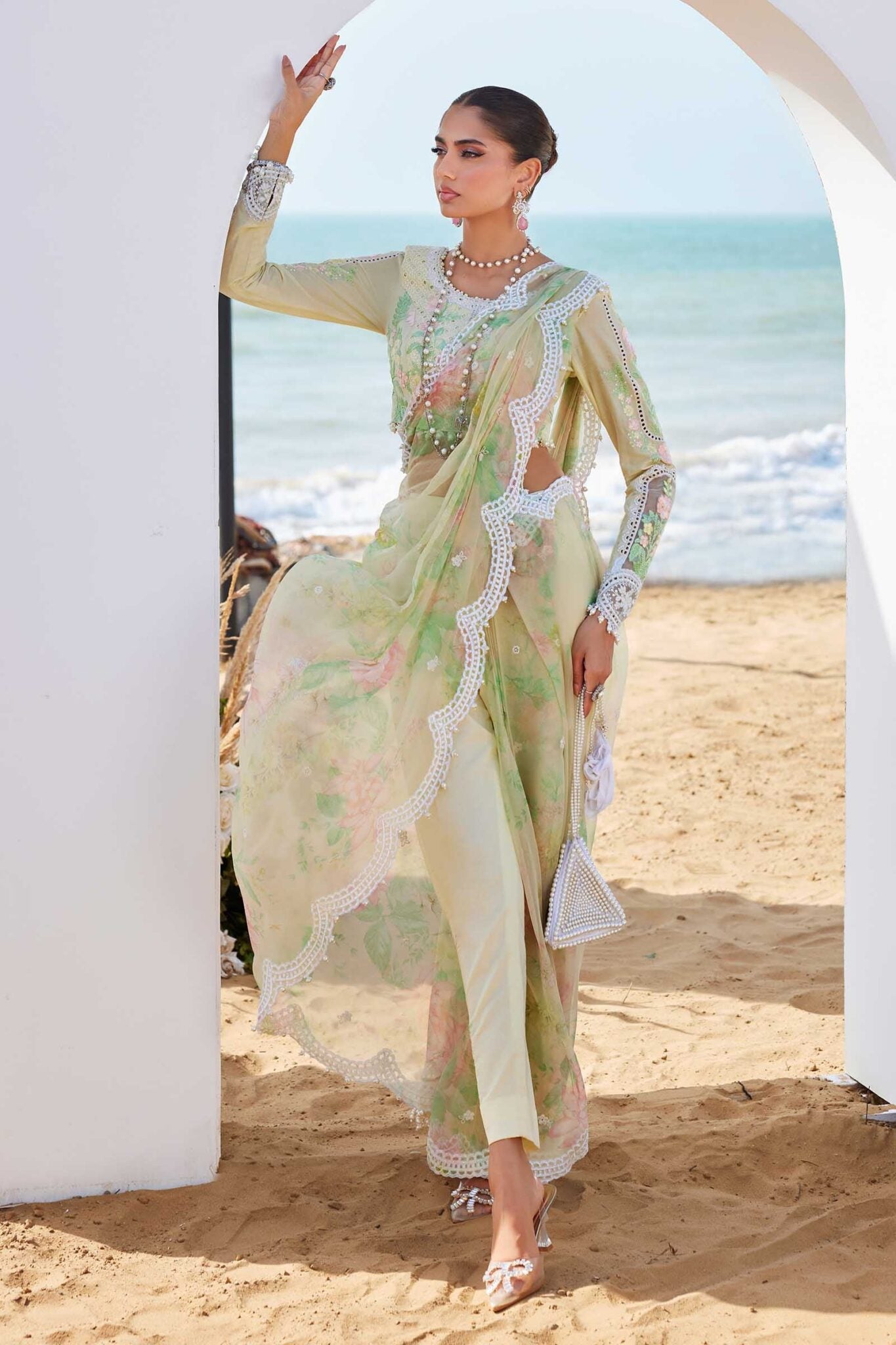 Maria B Eid Luxury Unstitched Lawn Suits 2025 - EID LAWN-25-04