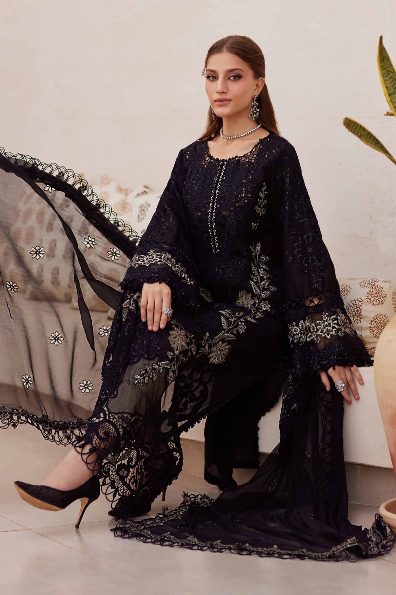Maria B Eid Luxury Unstitched Lawn Suits 2025 - EID LAWN-25-03