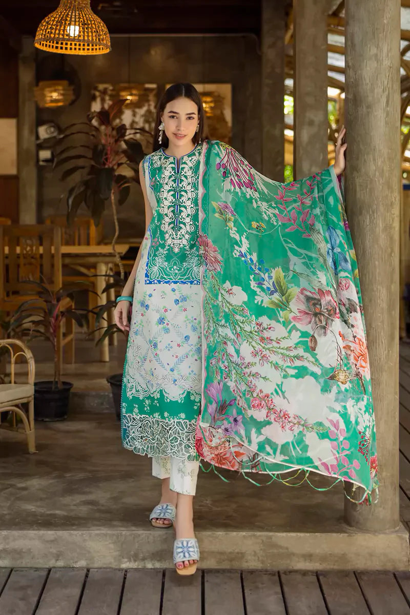Roheenaz Ethereal Bloom Lawn Suits 2025 - 4B - Zafira