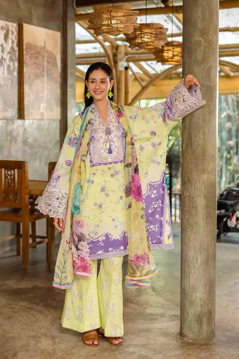 Roheenaz Ethereal Bloom Lawn Suits 2025 - 4A - Elysse