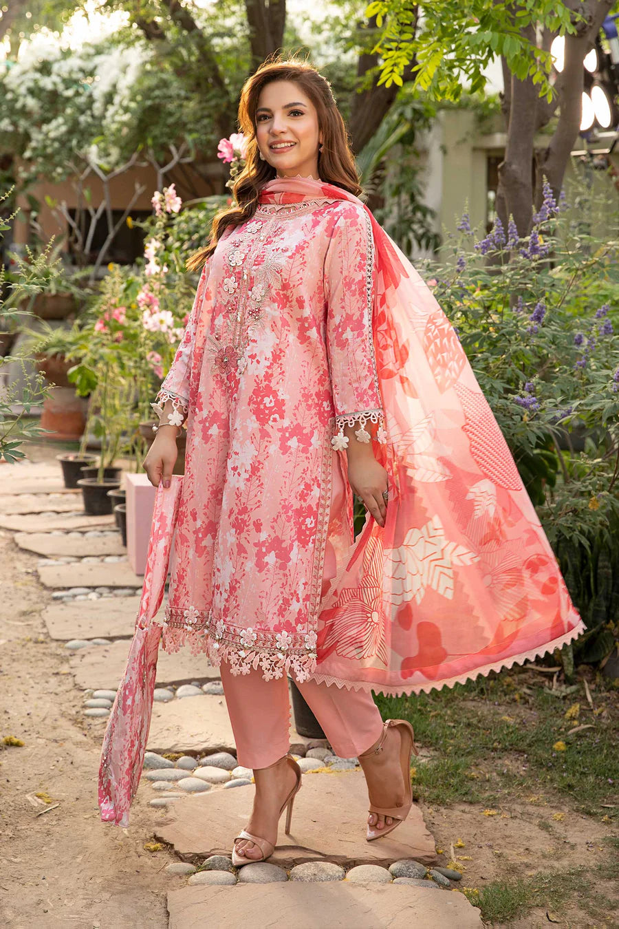 Maria B Mbasics Lawn collection 2025 - D-910B
