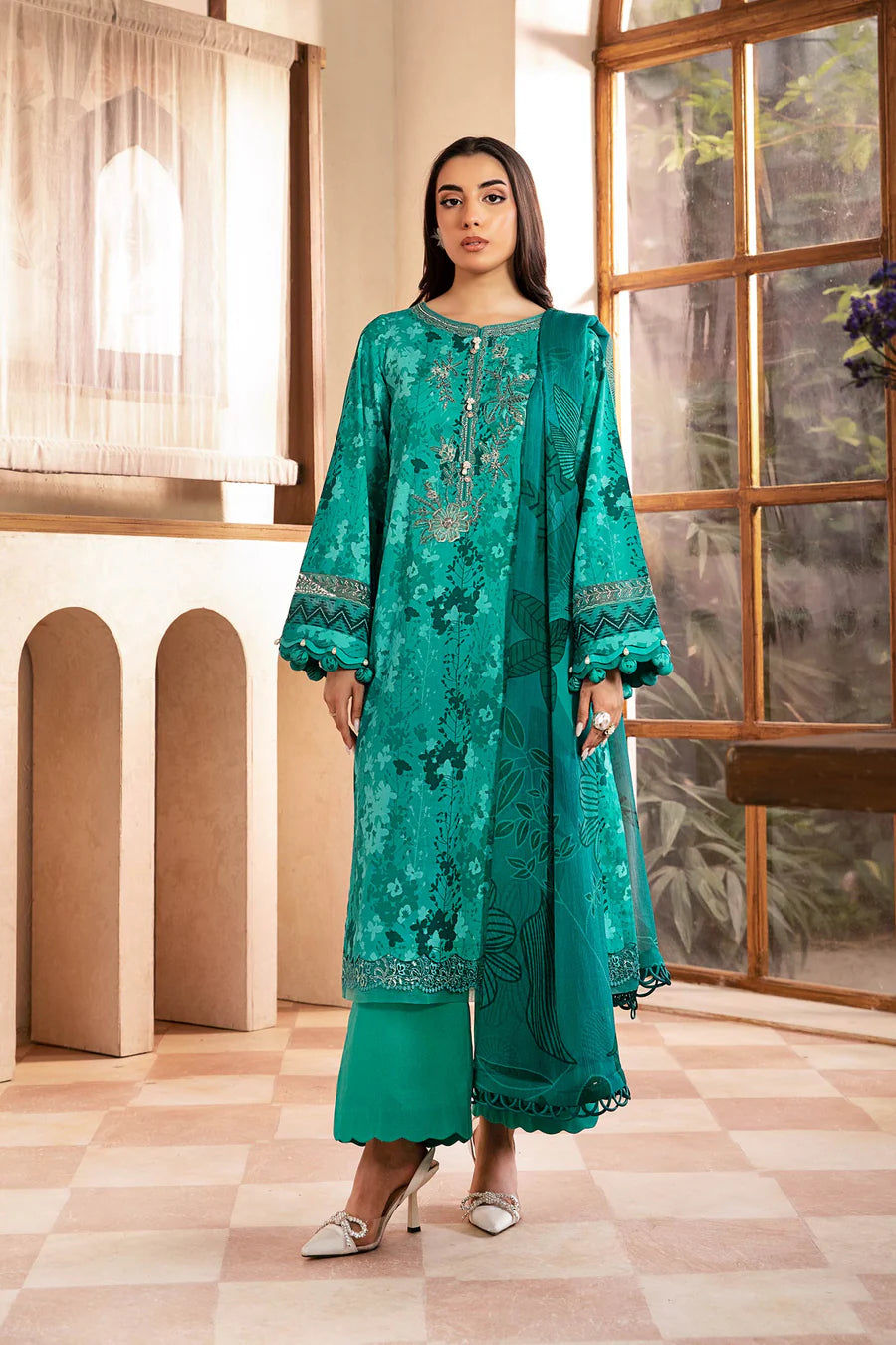 Maria B Mbasics Lawn collection 2025 - D-910A