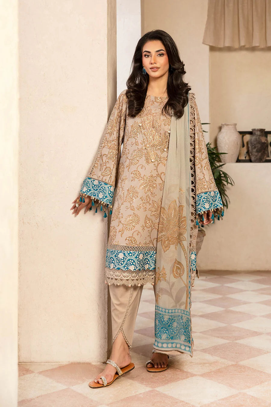 Maria B Mbasics Lawn collection 2025 - D-909B